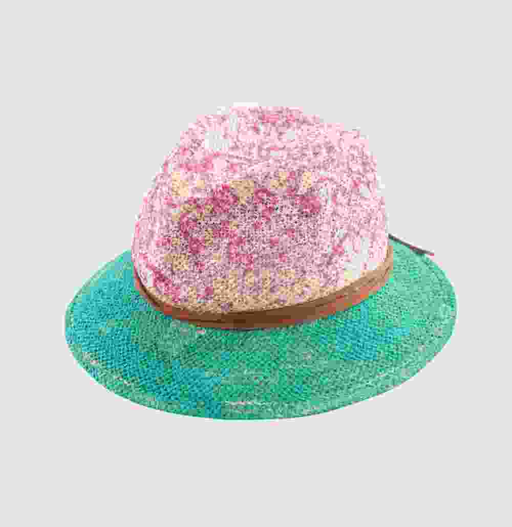 Printed Satin Hat
