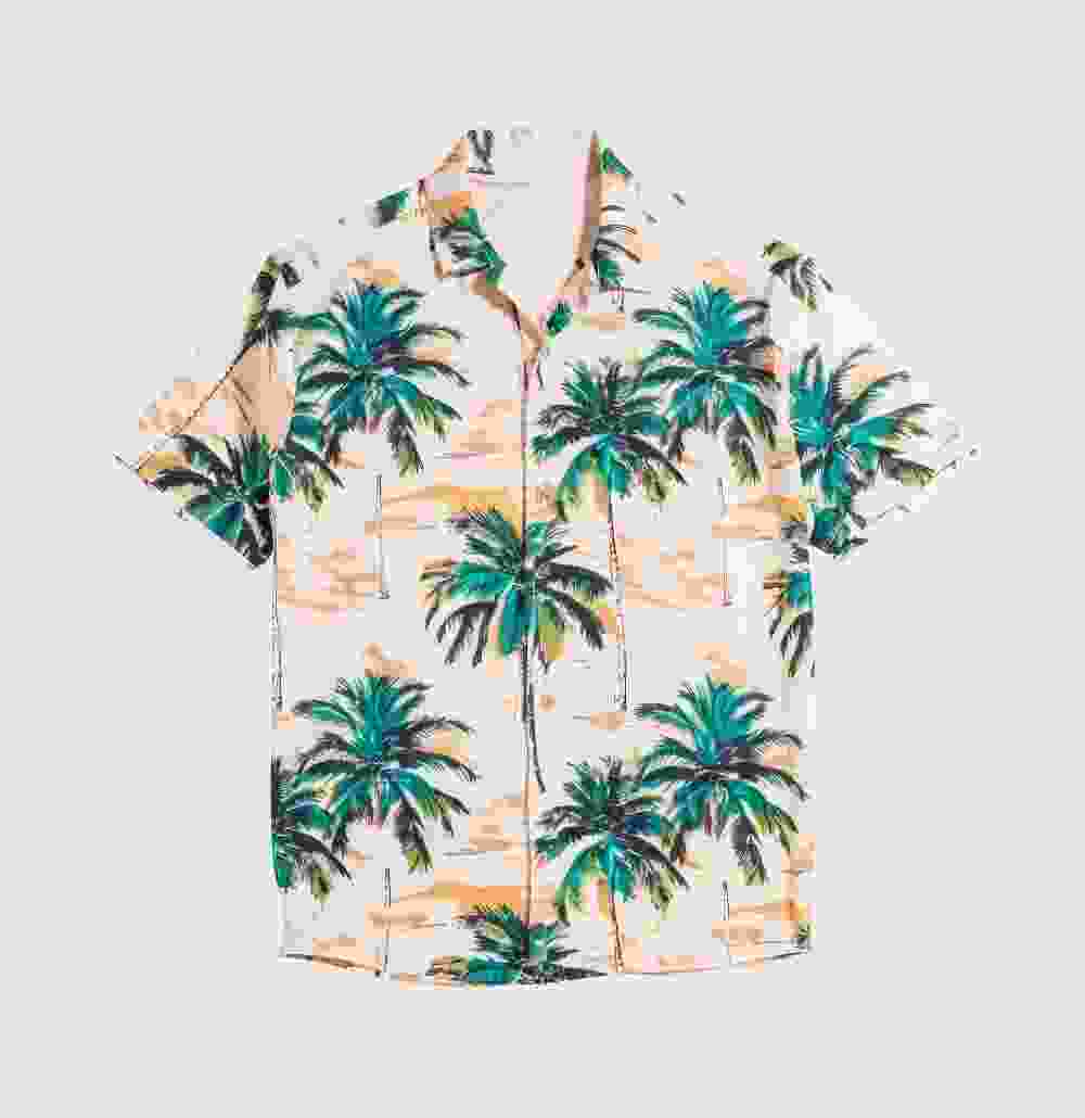 Tree Printed Casual Shirt