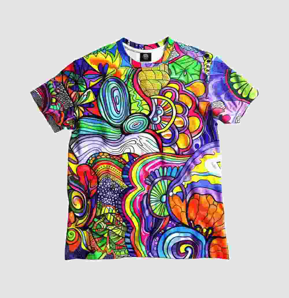 Multi Color Cotton T-Shirt